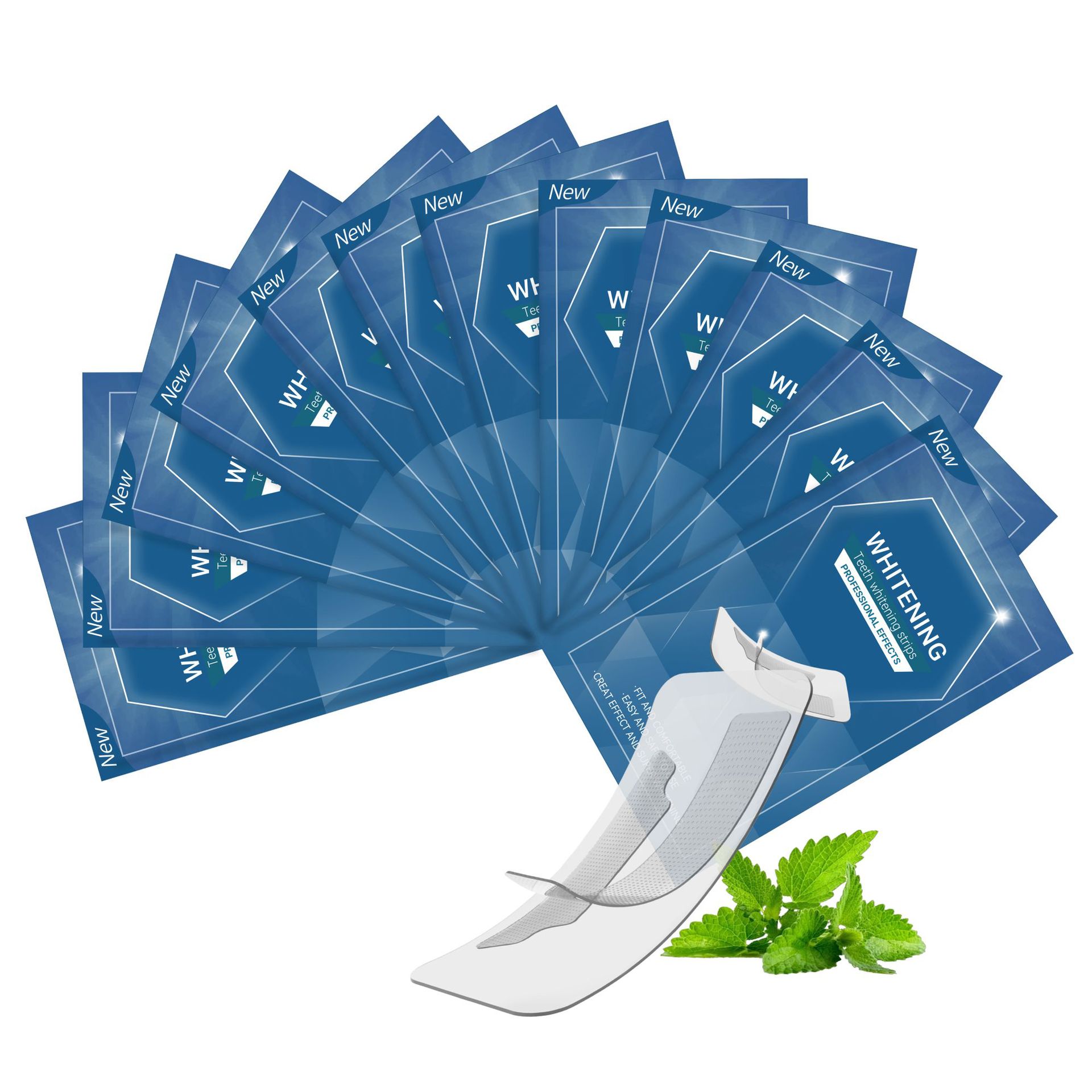 Dry Teeth Whitening Strips Residue Free Oral Hygiene Product For Removing Yellow Teeth Beauty Health Solution_voghion.com