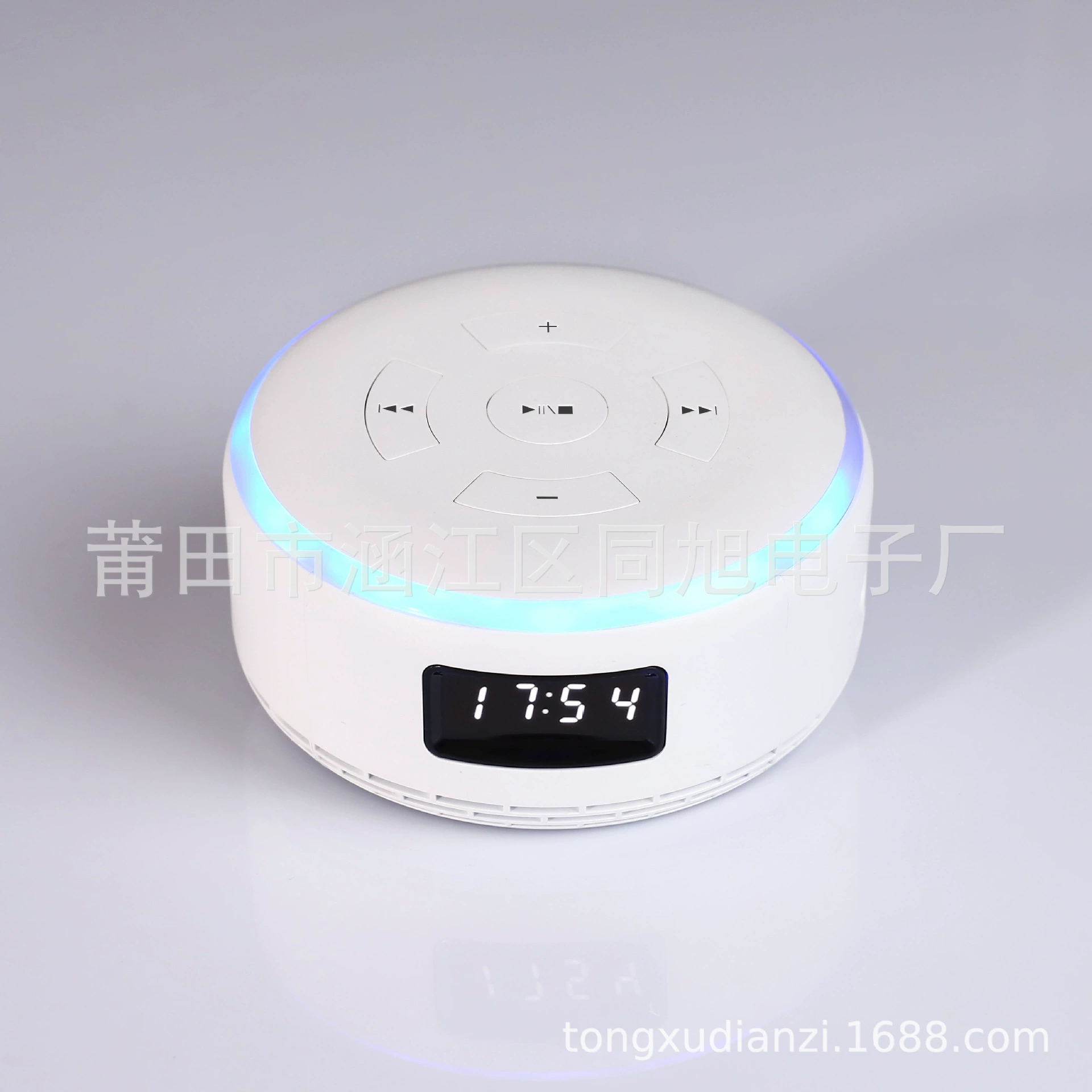 2022 новые красочные круглые атмосферные электрические часы умный Bluetooth сабвуфер динамик подарок часы детский будильник