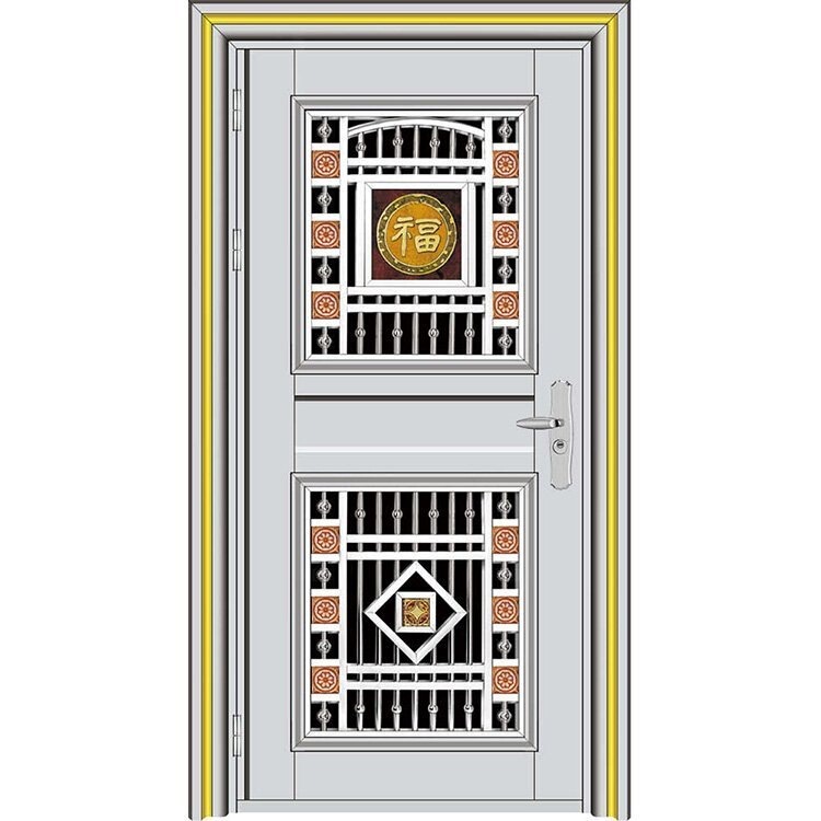 Double-leaf stainless steel door – minimalist design, sandblasted finish, and anti-theft features. Custom-made entry doors available upon request. Jin Kao Mingmen Double-leaf stainless steel door – minimalist design, sandblasted finish, and anti-theft features. Custom-made entry doors available upon request. Jin Kao Mingmen