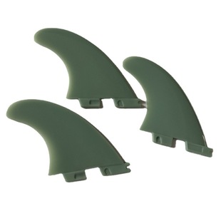 Surfboard second-generation G5 tail rudder Green 3 pcs/set of surfing accessories automatic water fin without key screws