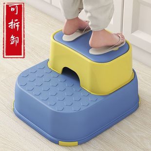 Children's Foot Stool Bathroom Toilet Baby Foot Stool Bathroom Household Sit-On Baby Stool Direct Sale