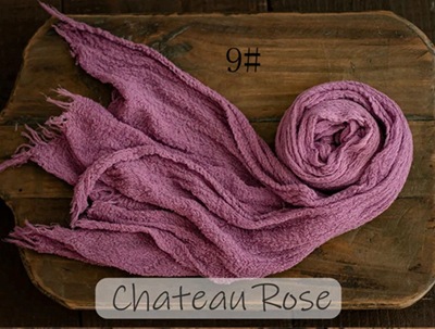 Toalla de gasa recién nacido niños fotografía elástico envoltura de tela bebé fotografía tela plisada seersucker envoltura de tela