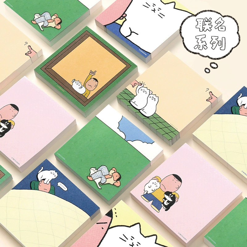 Стикер-блокнот Jilu NOTE FOR×MATSUGODA, 100 листов, милый мультяшный дизайн, для планирования и заметок