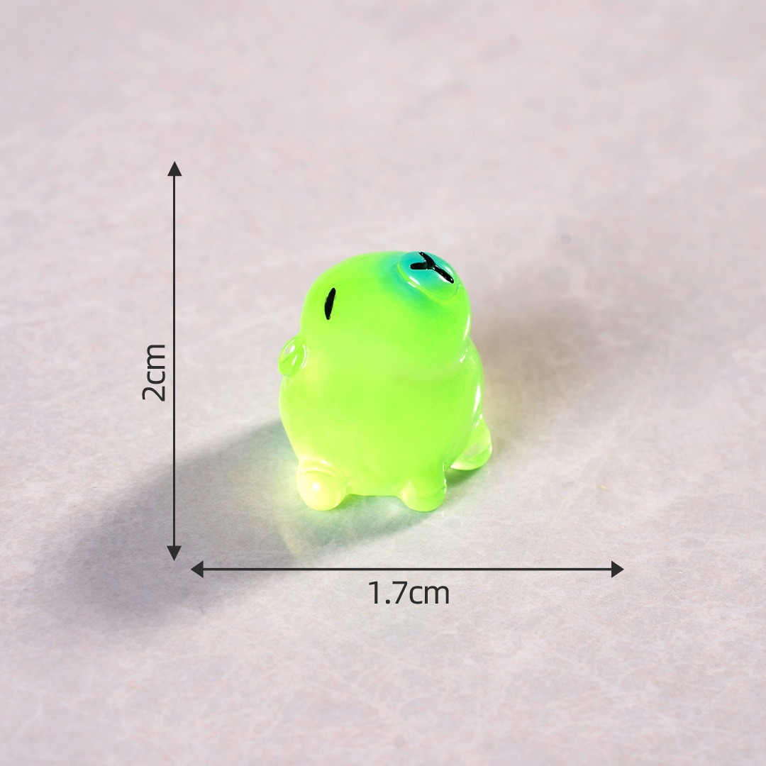 Micro paisaje creativo lindos Dolphin capibara muñeca caja ciega accesorios decoraciones accesorios de escritorio para automóviles