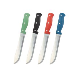 卸売ステンレス鋼プラスチックハンドル 105 肉屋ナイフアフリカナイフフルーツナイフ家庭用包丁ナイフカバー付き