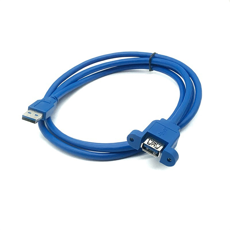 USB3.0 extension line with screw hole fixing USB3.0 male extended…