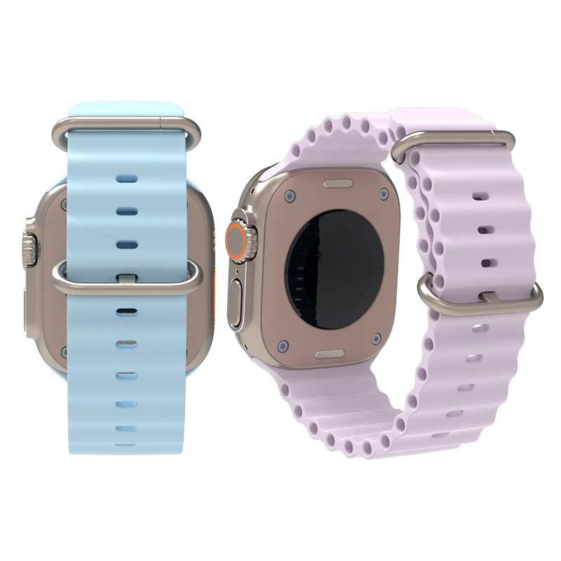 35g Weight New Style Silicone Double Buckle Strap Watch