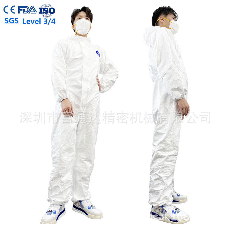 独立包装一次性工作服 tyvek适用于住院病房可重复使用 ASTM 1671