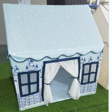 热销儿童小房子帐篷游戏屋加固金属支架室内男女孩公主玩具城堡