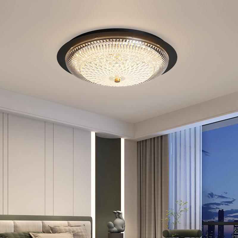 Luz de techo del dormitorio nueva luz lujosa alta sensación de estilo antiguo retro atmósfera lámpara de comedor estudio Zhongshan lámpara 118L