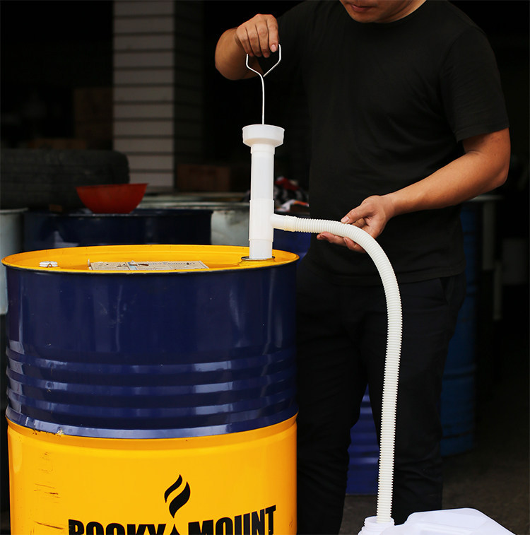 Manual plastic oil extractor, oil siphon, acid and alkali resistant, hand-pulled oil extractor, diesel oil drum oil suction pump