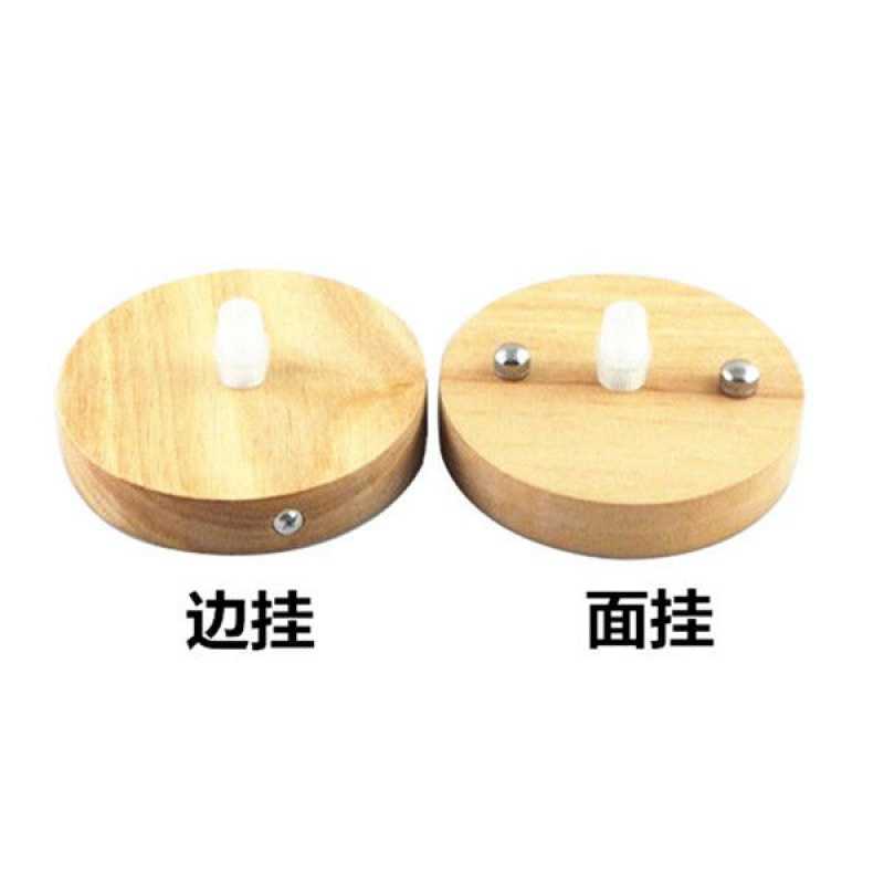 吊灯壁灯实木底盘原木色底座圆形圆盘面挂边挂吸顶盘挂板灯具配件