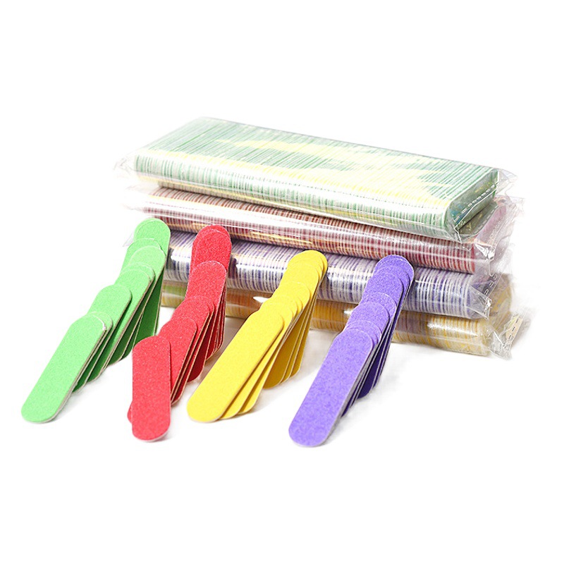 Spot direct selling mini wood nail file wearing nail matching hotel disposable nail nail nail tools 6CM