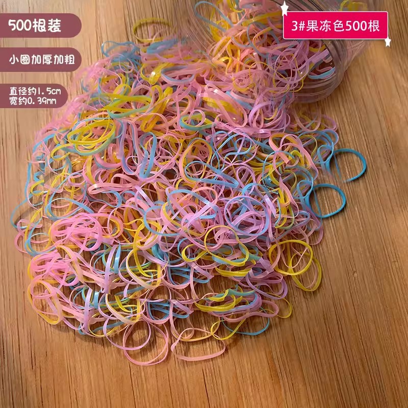 3# Círculos pequeños de gelatina de color, 500 unidades (bolsa OPP)