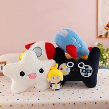 新款太空系列抱枕毛绒玩具摆件女生可爱玩具公仔玩偶床头娃娃批发