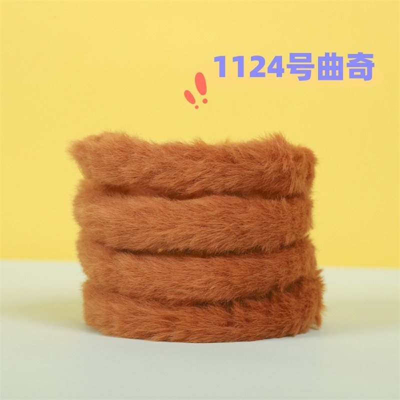 ウサギの毛のねじり棒の20mmの超太い密な毛の条の手作りのdiyの材料は赤い本のネットの赤い子犬の猫のおもちゃを包みます|undefined