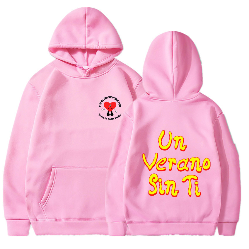 Nuevo otoño e invierno transfronterizo un verano sin ti bad bunny nuevo álbum sudadera con capucha