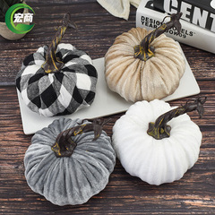 シミュレーションかぼちゃのフランネルのカボチャのハロウィンの感謝祭のカボチャの食器棚は泡のカボチャの撮影の早教の道具を展示します。