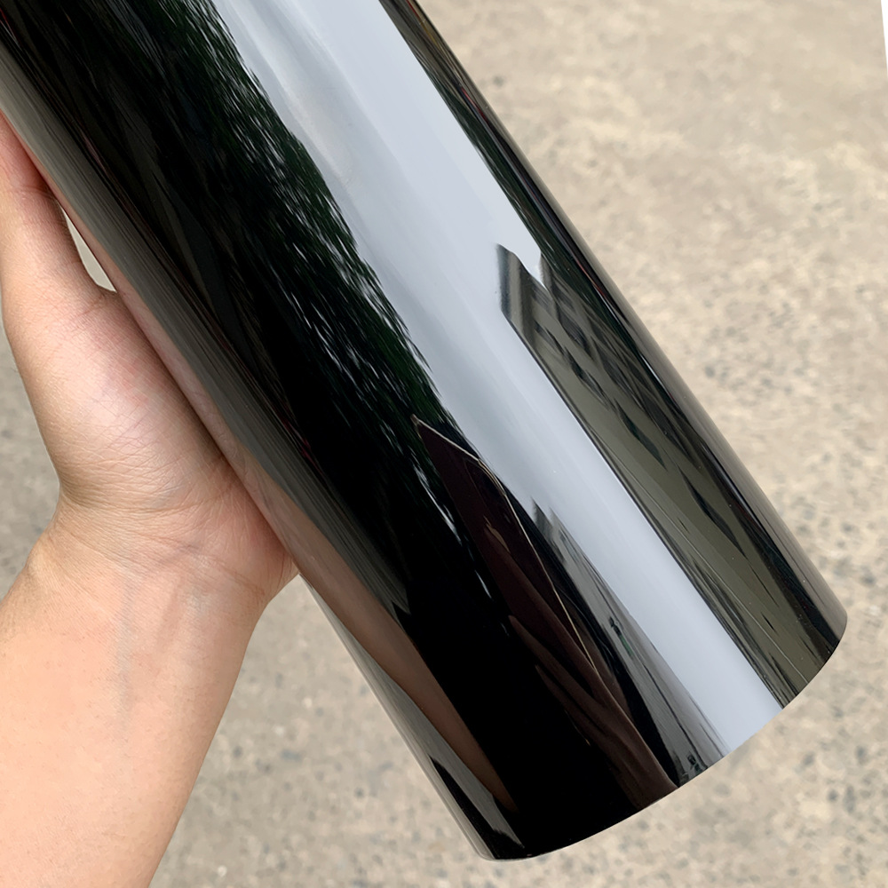 Glossy Black Color-Changing Film Pet Piano Black Film for Car Body, Full Car Sunroof, Roof Film, Car Cover Protective Film, Factory Direct Sales