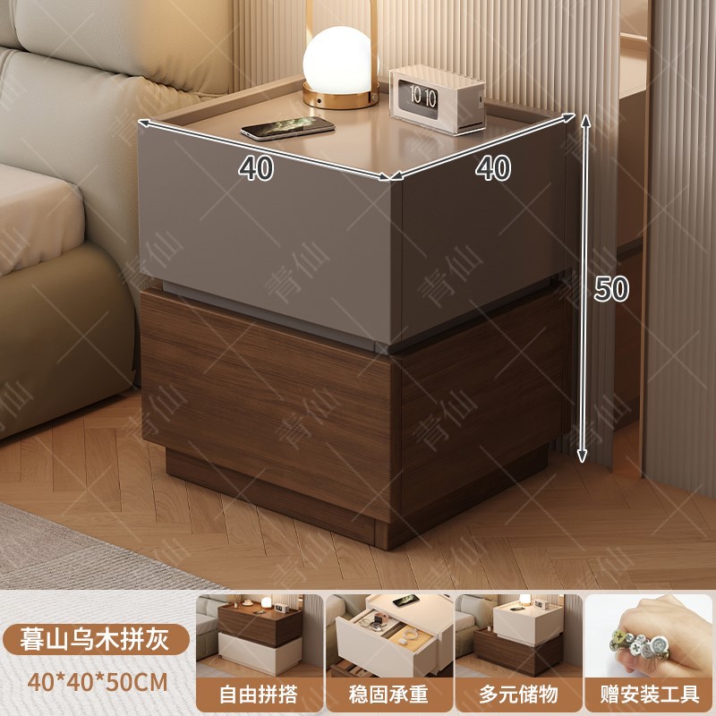 [결합팩] 싱글드로우 라이트그레이 40CM + 싱글드로우 샌달우드 에보니 40CM