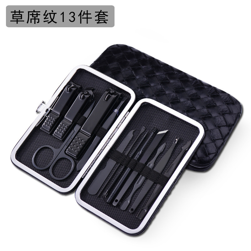 Fábrica directa pedicure kit de cortador de uñas portátil doméstico de acero inoxidable pinza de uñas pedicure kit de herramientas de manicuras
