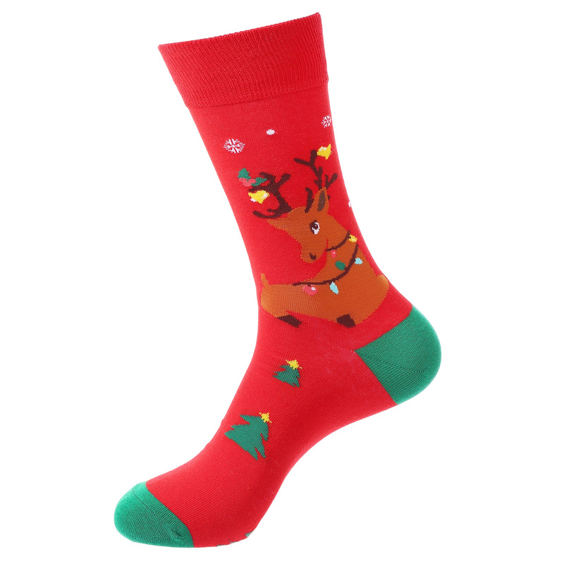Haichin クロスボーダー クリスマス ミッドチューブ トレンド ソックス レディース ヨーロッパとアメリカのトレンド ブランド クリスマス ソックス ロングソックス メンズ イン トレンド ソックス|undefined