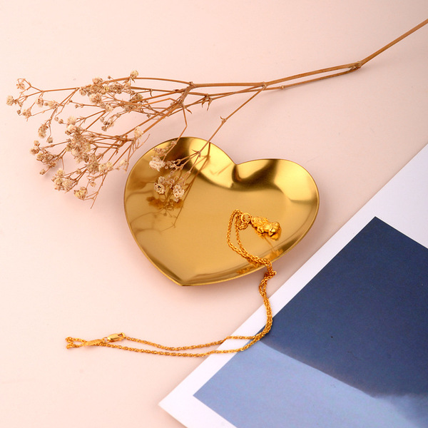 Japanese brand metal accessory stainless steel heart shaped