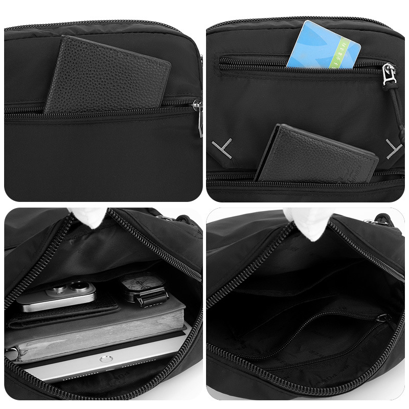 WEPOWER nuevo tipo de bolso de hombro vertical simple para hombres de viaje de gran capacidad al aire libre bolso de viaje inclinado