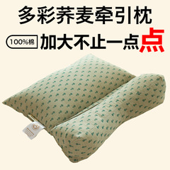 そば殻枕 三角一体型枕 家庭用頚椎サポート 睡眠牽引枕 大人用組み合わせ枕芯 取り外し可能