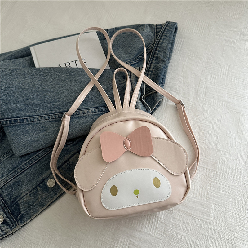 Bolso de hombro portátil con lazo de moda de alta gama 2025 nuevo bolso de hombro de todo fósforo con costuras frescas de dibujos animados lindo
