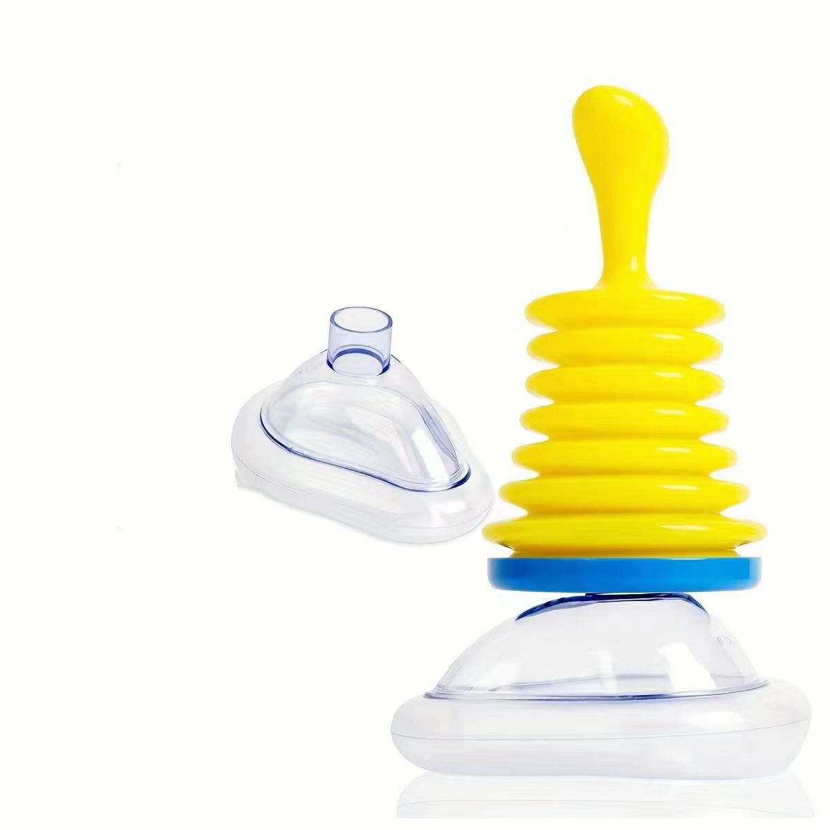 Entrenador de respiración sofocante máscara de rescate de emergencia artificial corazón capacidad vital asfixia dispositivo de emergencia