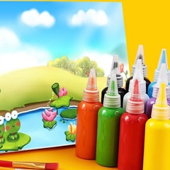 Wall Painting Waterproof Acrylic Paint 60ml Children's Graffiti Plaster Dough Doll Coloring Paint Wholesale