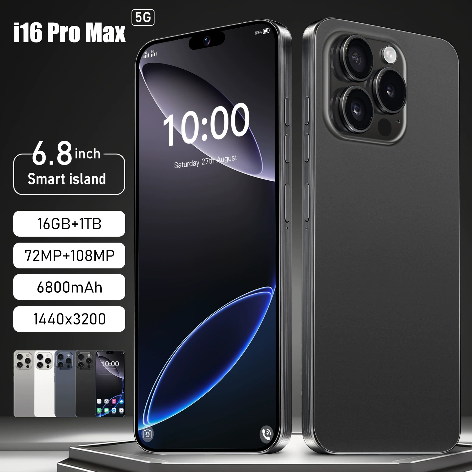 Мобильный телефон Pro, умные часы, Intel Core i16, 6 дюймов, 32G, 4G, Android