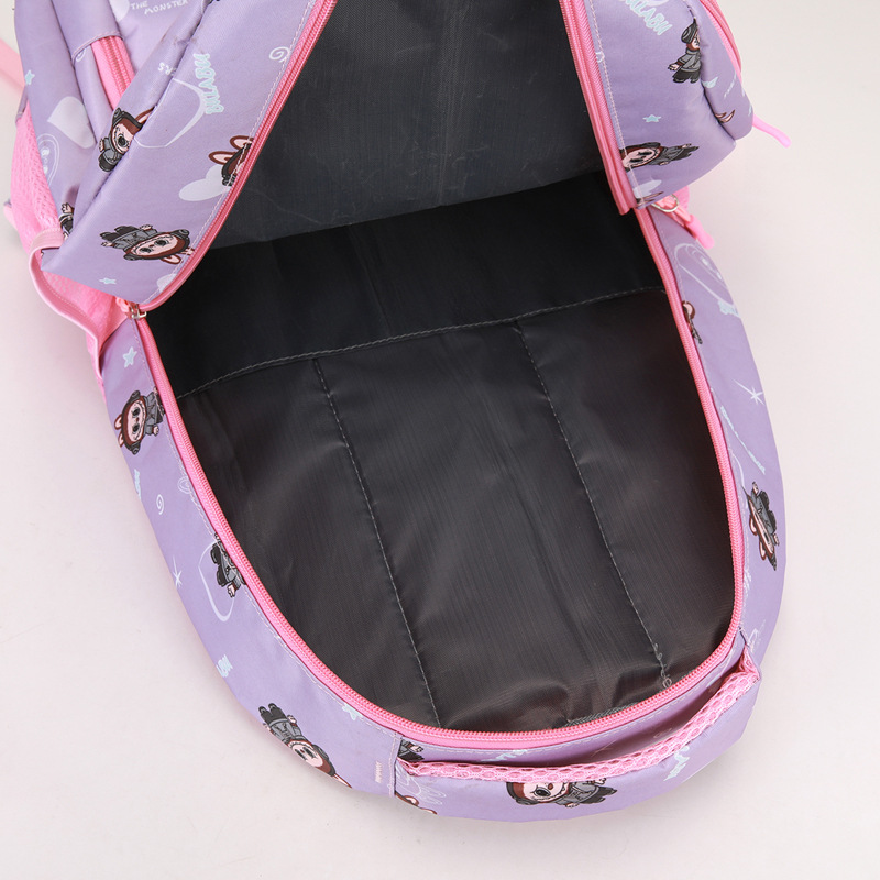 2025 nueva mochila linda de dibujos animados para estudiantes de primaria y secundaria, mochila de viaje de ocio de gran capacidad y ligera