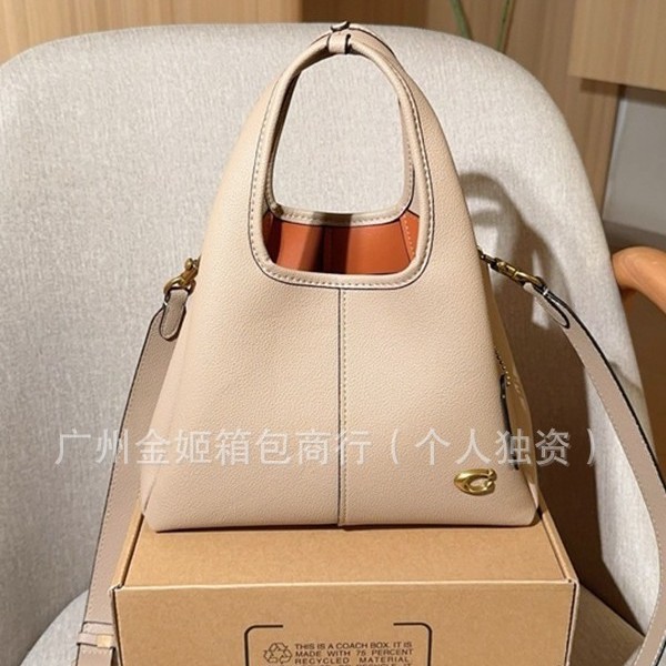 女包荔枝纹Lana23菜篮子单肩斜挎包复古手提水桶包水桶型2025新款 箱包皮具厂家批发实拍图