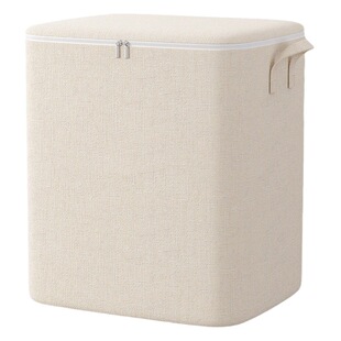 New cotton and linen storage bag clothes clothes pants storage and finishing artifact thickened fabric without bracket storage box