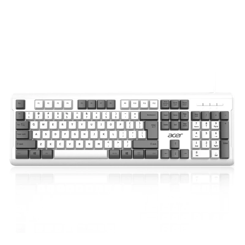 Source Wholesale Wired Keyboard Light Sound Design Notebook Desktop Membrane Keyboard USB Interface 104 Keys Color Matching