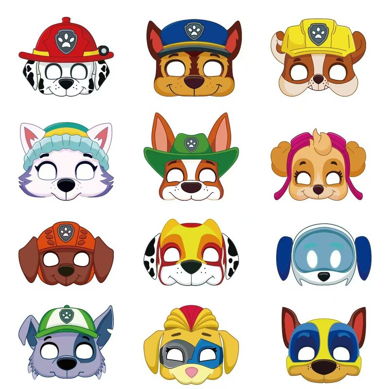 Racing Story Birthday Party Decoration Paper Glasses Photo Props McQueen Mask Birthday Party Supplies