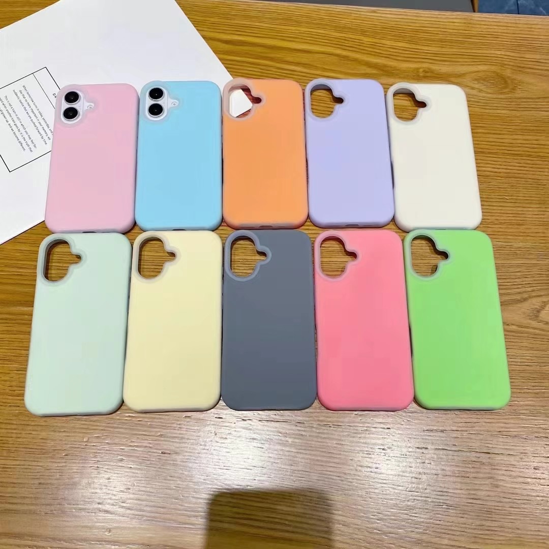 液态硅胶手机壳适用于苹果17pm果冻硅胶iPhone17air热销时尚