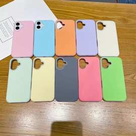 液态硅胶手机壳适用于苹果17pm果冻硅胶iPhone17air热销时尚