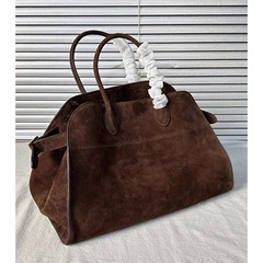 バッグバッグmargaux15スエード革バッグ牛革美ラード風tote通勤女性バッグ大容量手提げトートバッグ