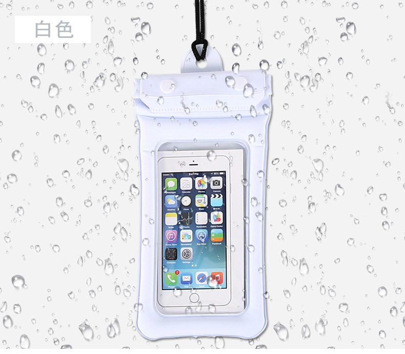 フローティングエアバッグ透明pvc携帯電話防水袋漂流ビーチ防水袋卸売りタッチパネル携帯電話防水カバー|undefined