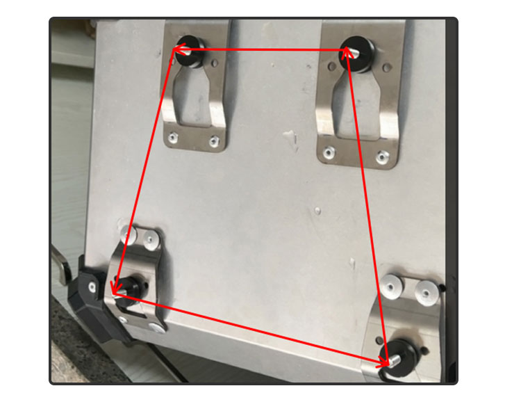 Aluminum Alloy Stainless Steel Tail Box Quick Release Base Electric Vehicle Bottom Plate Transfer Installation Connection Adjustable Hole Position Accessories