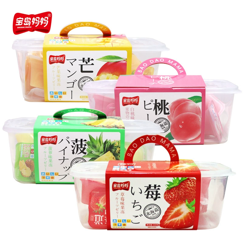 A Treasure Island Mom Hokkaido Jelly Pudding 330 grams 11 grains of Taiwanese casual snack children's food wholesale import