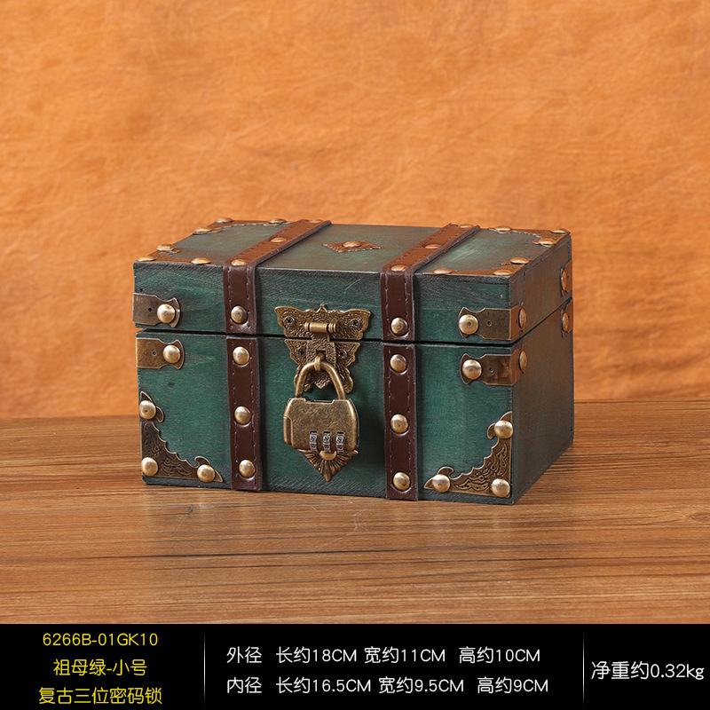 Emerald-trumpet+retro three-bit password lock