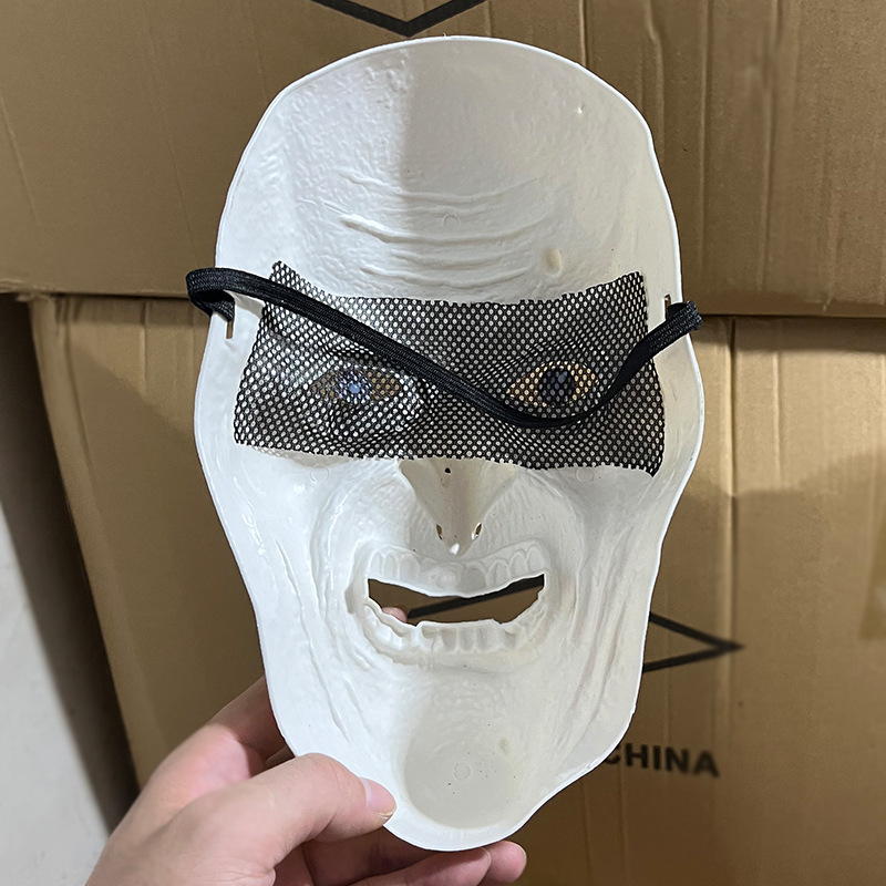 Halloween Horror Full Face Scary Mask COS Party Makeover Cross-Border Amazon vende muecas demoníacas