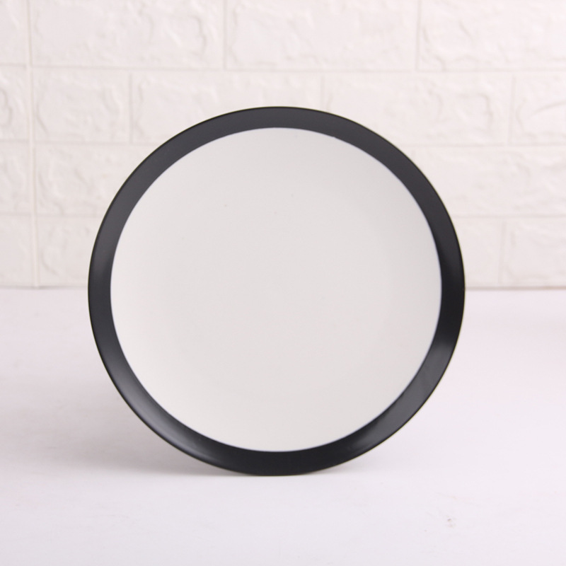 Vacaciones Platos Vajilla traje de placa de cerámica occidental de gama alta