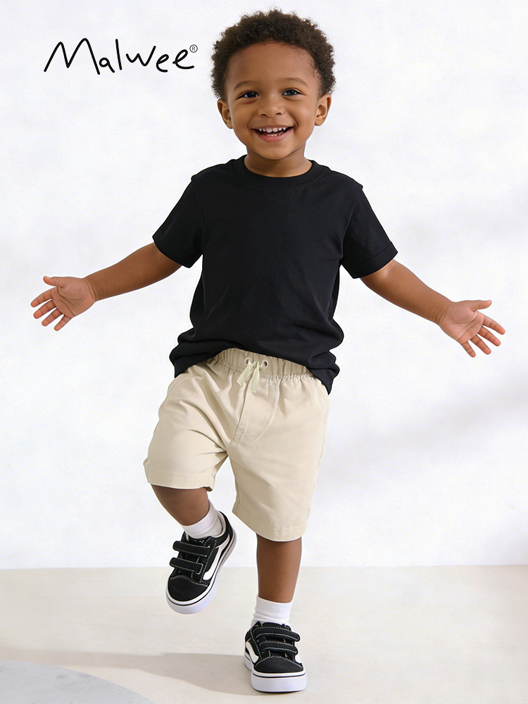 Transfronterizo malwee pantalones casuales para niños, ropa de verano, nuevos pantalones de moda para niños europeos y estadounidenses, pantalones guapos para niños de verano