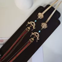 Заколка для волос Nanzhi с кисточками, новая заколка для волос в китайском стиле, чонсам, стиль Тан, стиль Мин, халат времен Войны за единую Китайскую династию Хань, аксессуары для волос