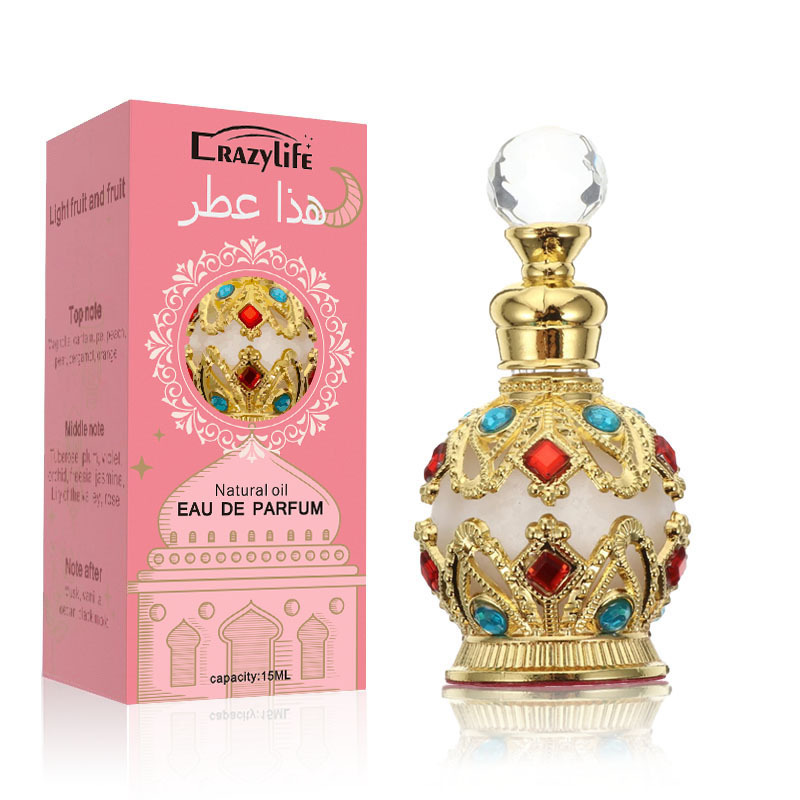 Crazylife Middle East Exports Perfume Essential Oils Alcohol-Free 15ml Arabic Perfume Cross-Border